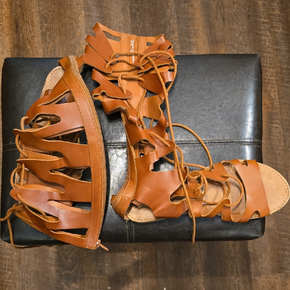 Mossimo Supply Co. Tan Gladiator Sandals